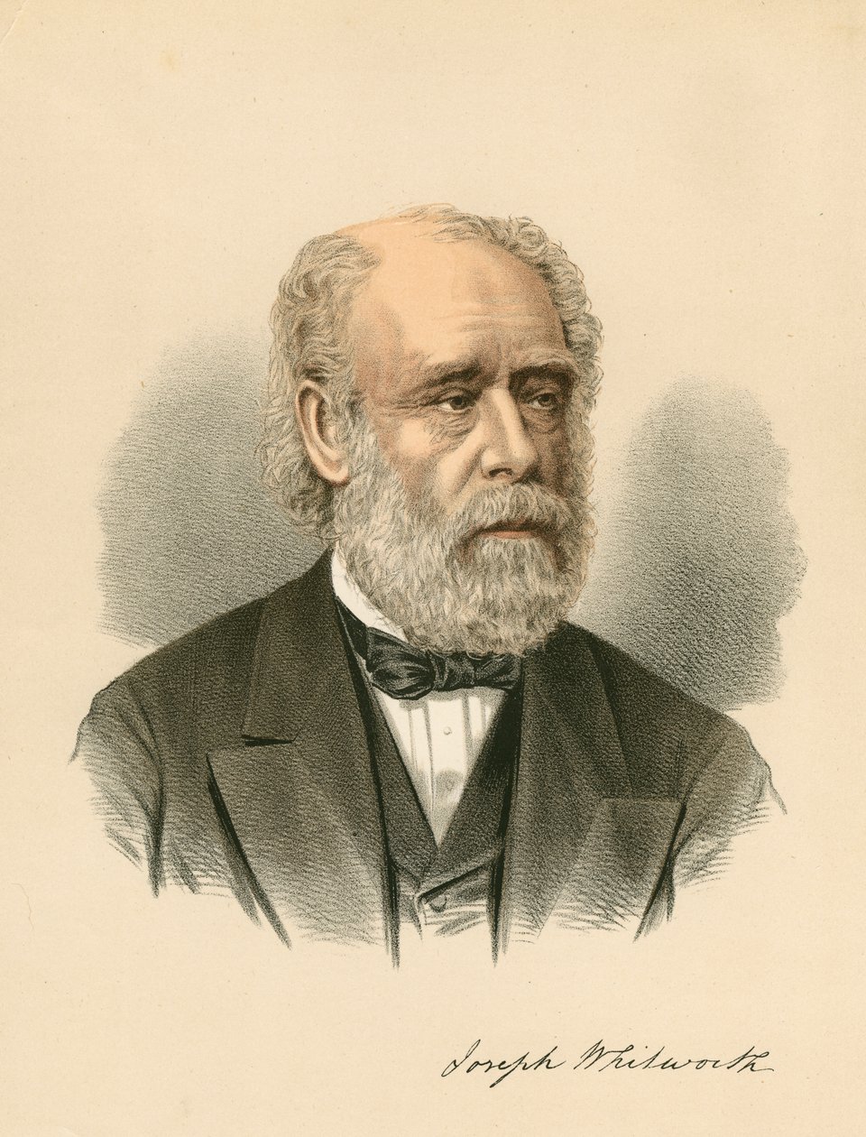 Joseph Whitworth, brittiläinen insinööri ja keksijä, 1880 tekijältä Unbekannt