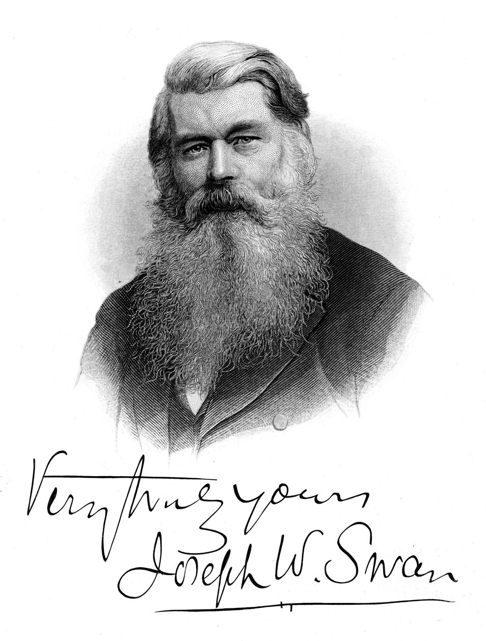 Joseph Wilson Swan, 1880 tekijältä Unbekannt