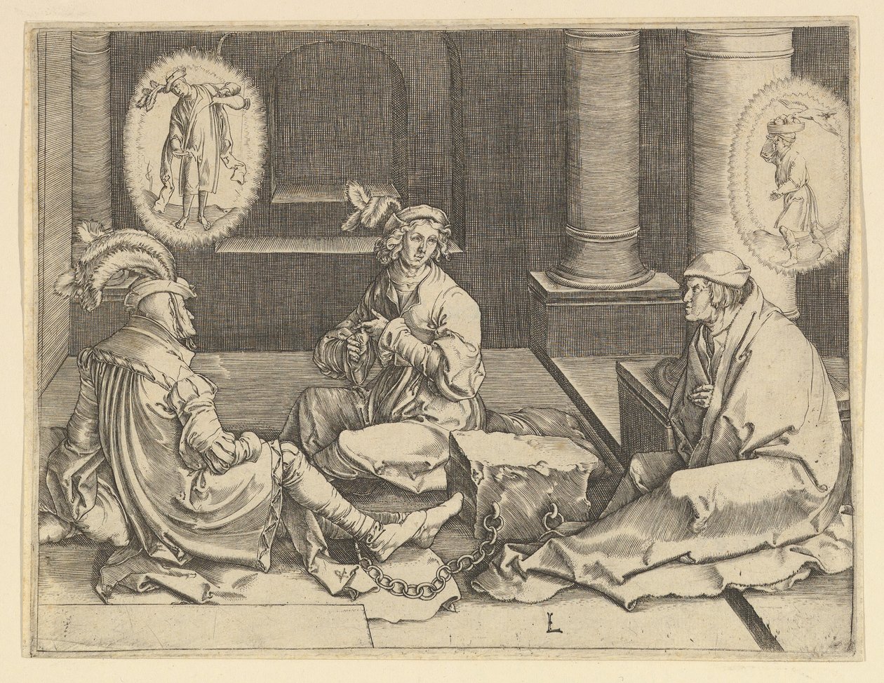 Joseph vankilassa -kopio, 1600-luku. tekijältä Unbekannt