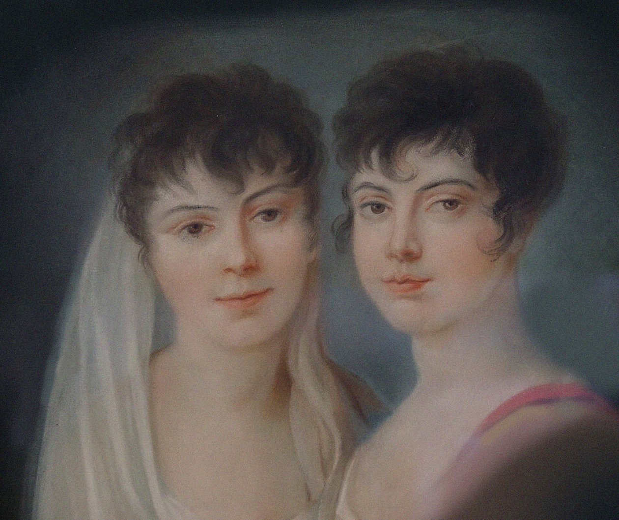 Josephine ja Charlotte Brunsvik Yksityiskohta, 1800-luku. tekijältä Unbekannt