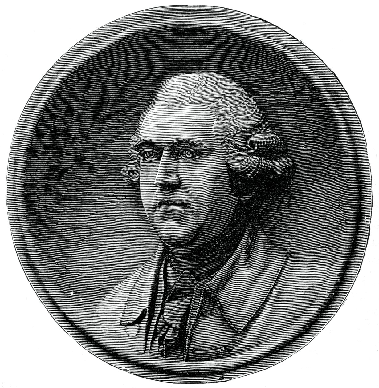 Josiah Wedgwood, englantilainen teollisuusmies ja savenvalaja, v. 1880 tekijältä Unbekannt
