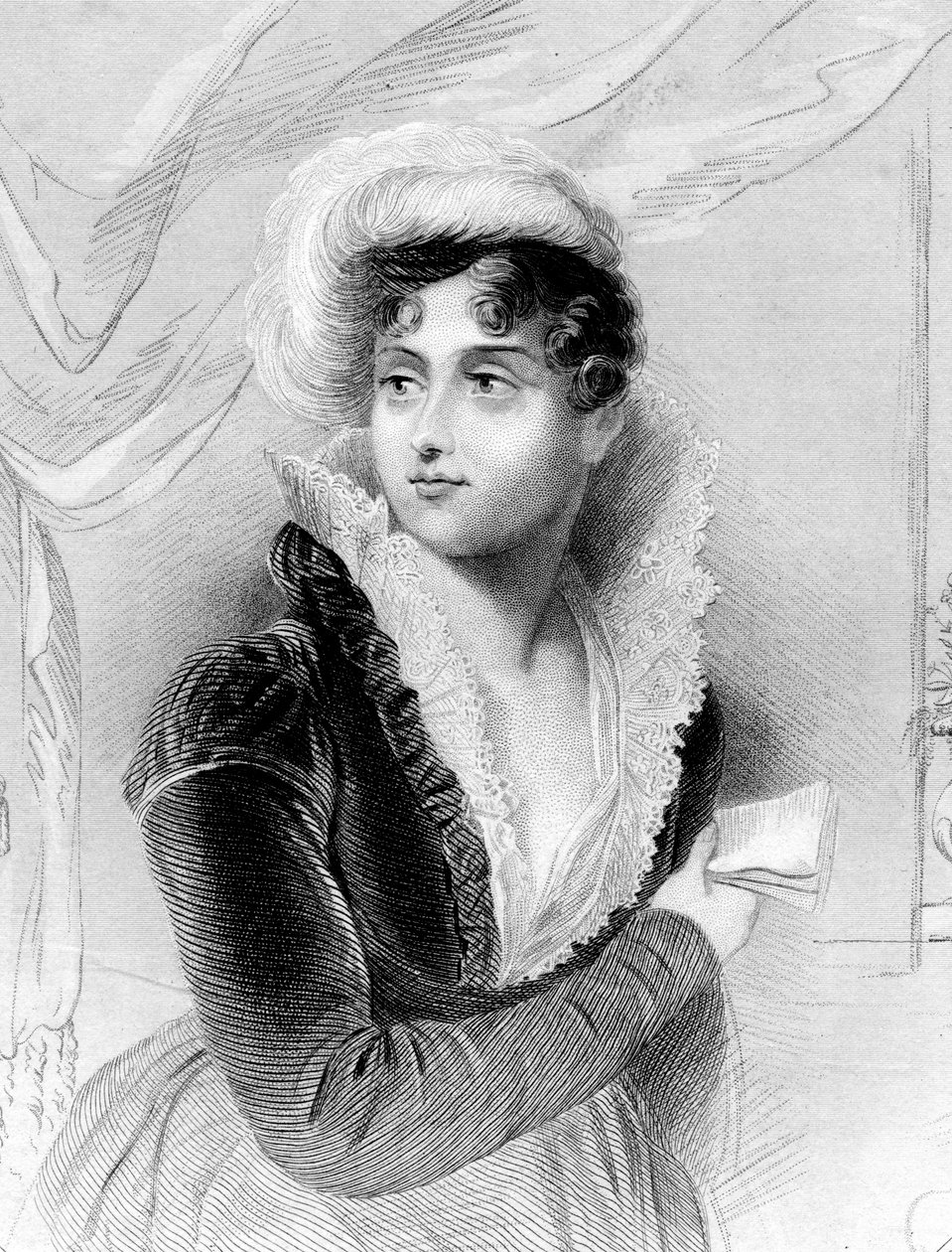 Joséphine de Beauharnais, Napoléon Bonaparten ensimmäinen vaimo ja Ranskan keisarinna, 1800-luku tekijältä Unbekannt