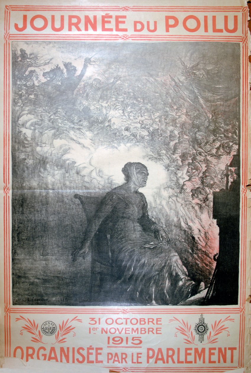 Hairy Day, 31.10.-1.11.1915, Ranskan ensimmäisen maailmansodan juliste, 1915 tekijältä Unbekannt