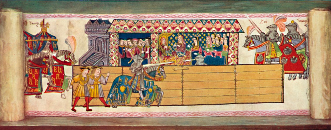 Turnaukset Westminsterissä. 13. helmikuuta 1510, 1511, 1903 tekijältä Unbekannt