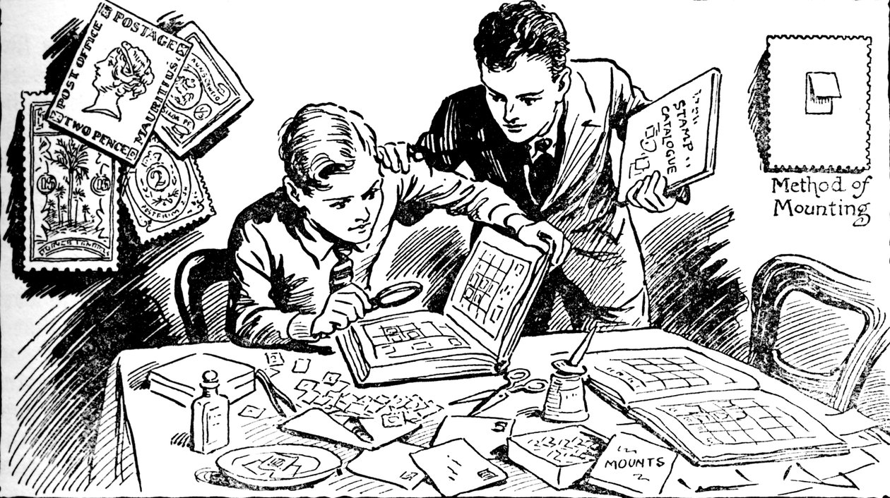 Postimerkkien keräämisen ilot, 1937 tekijältä Unbekannt