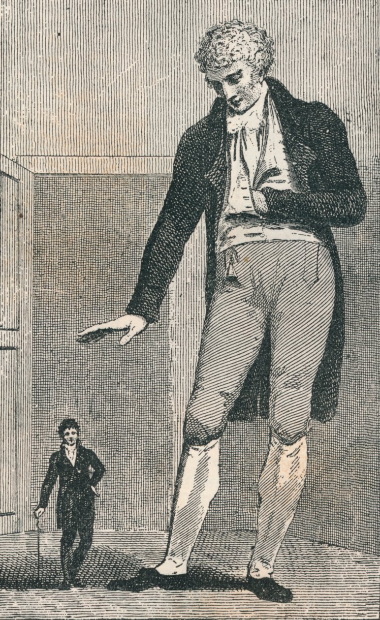 Jozef Boruwlaski 1739-1837 ja Patrick Cotter OBrien 1760-1806, c1780 1894 tekijältä Unbekannt