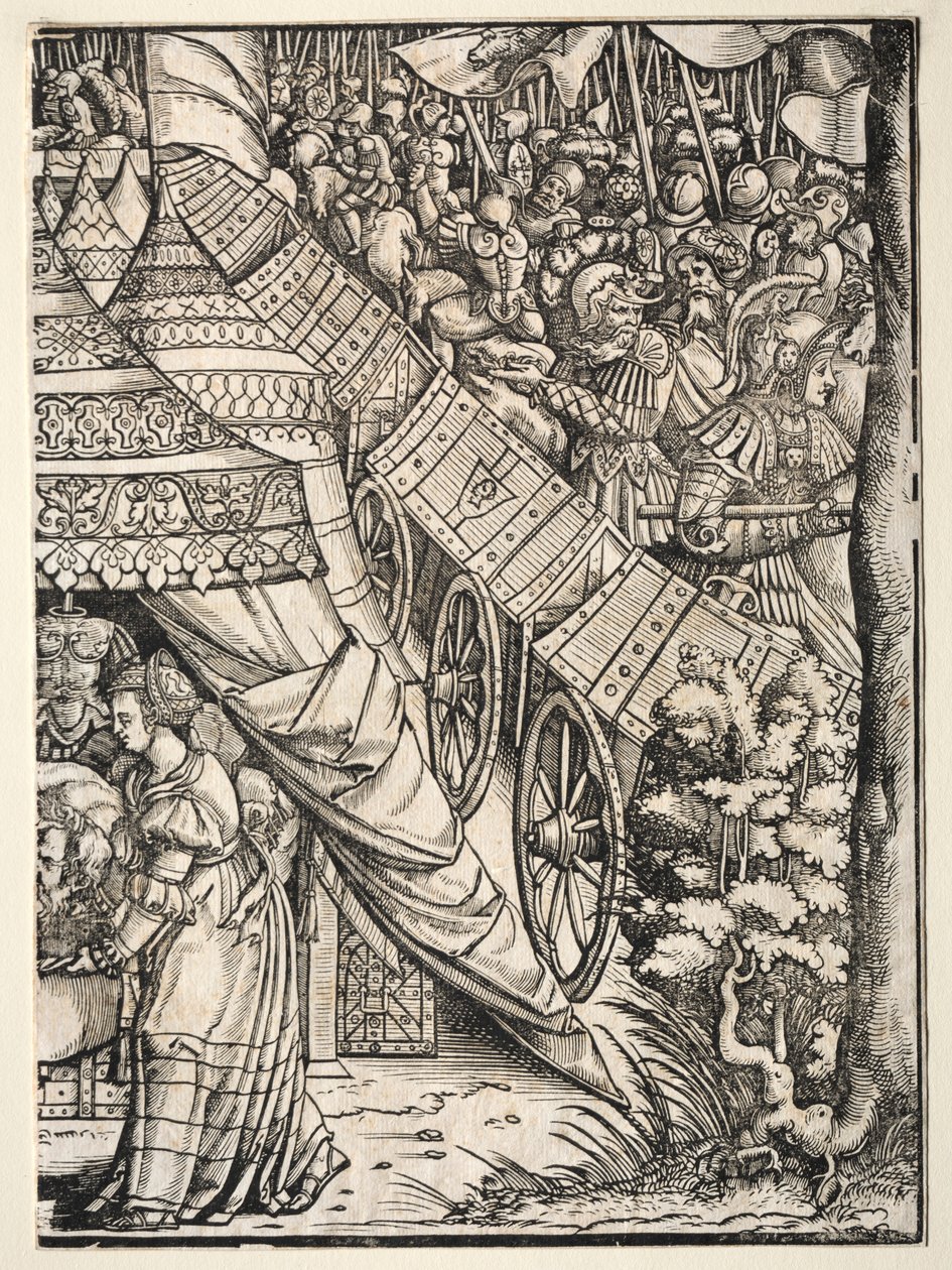 Judith Holifernesin pään kanssa, 1500-luku. tekijältä Unbekannt