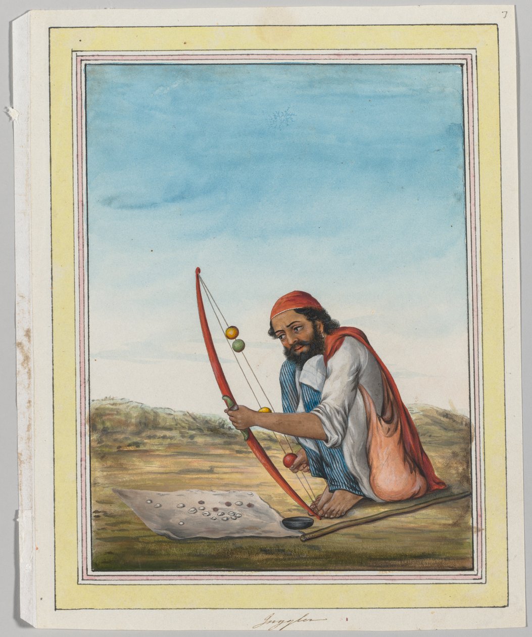 Jonglööri, c. 1840. tekijältä Unbekannt