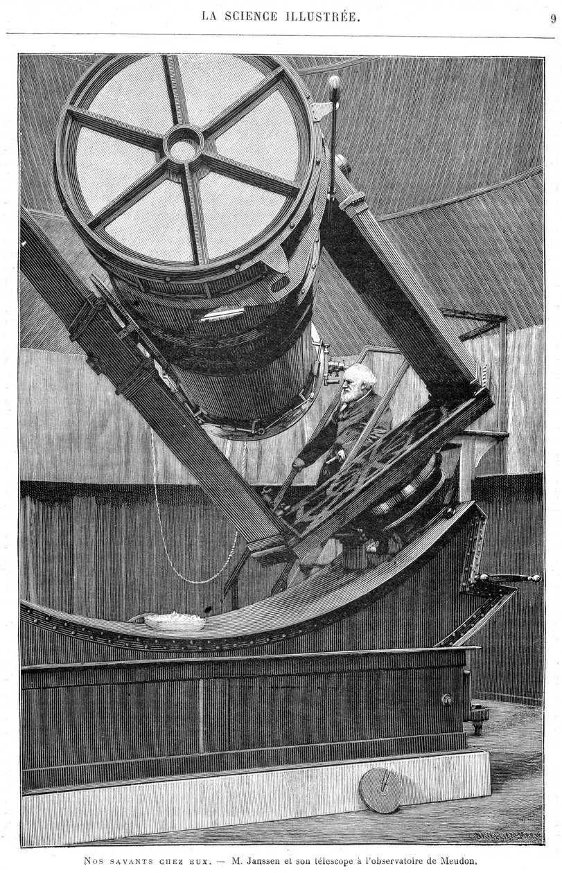 Jules Pierre Cesar Janssen, ranskalainen tähtitieteilijä, 1893 tekijältä Unbekannt
