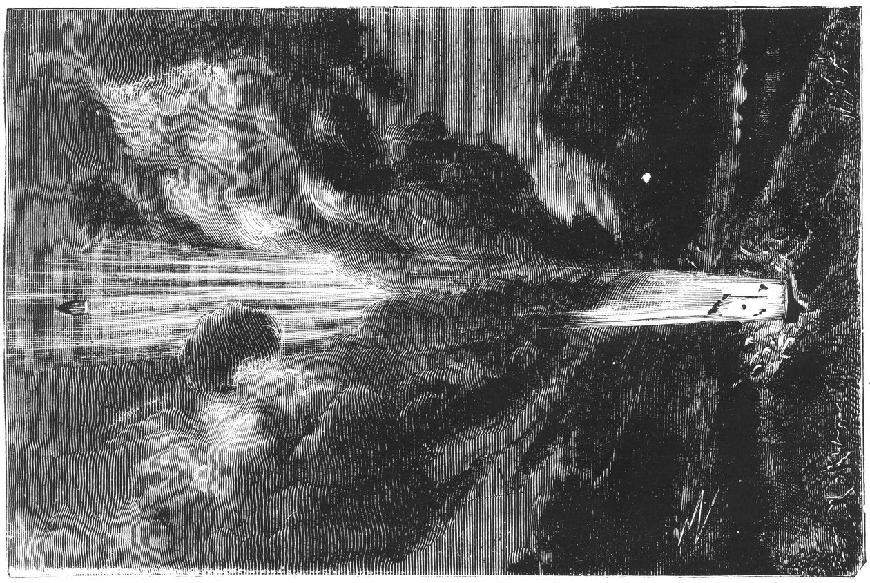 Jules Verne 1828-1905, Maasta kuuhun, 1865 tekijältä Unbekannt