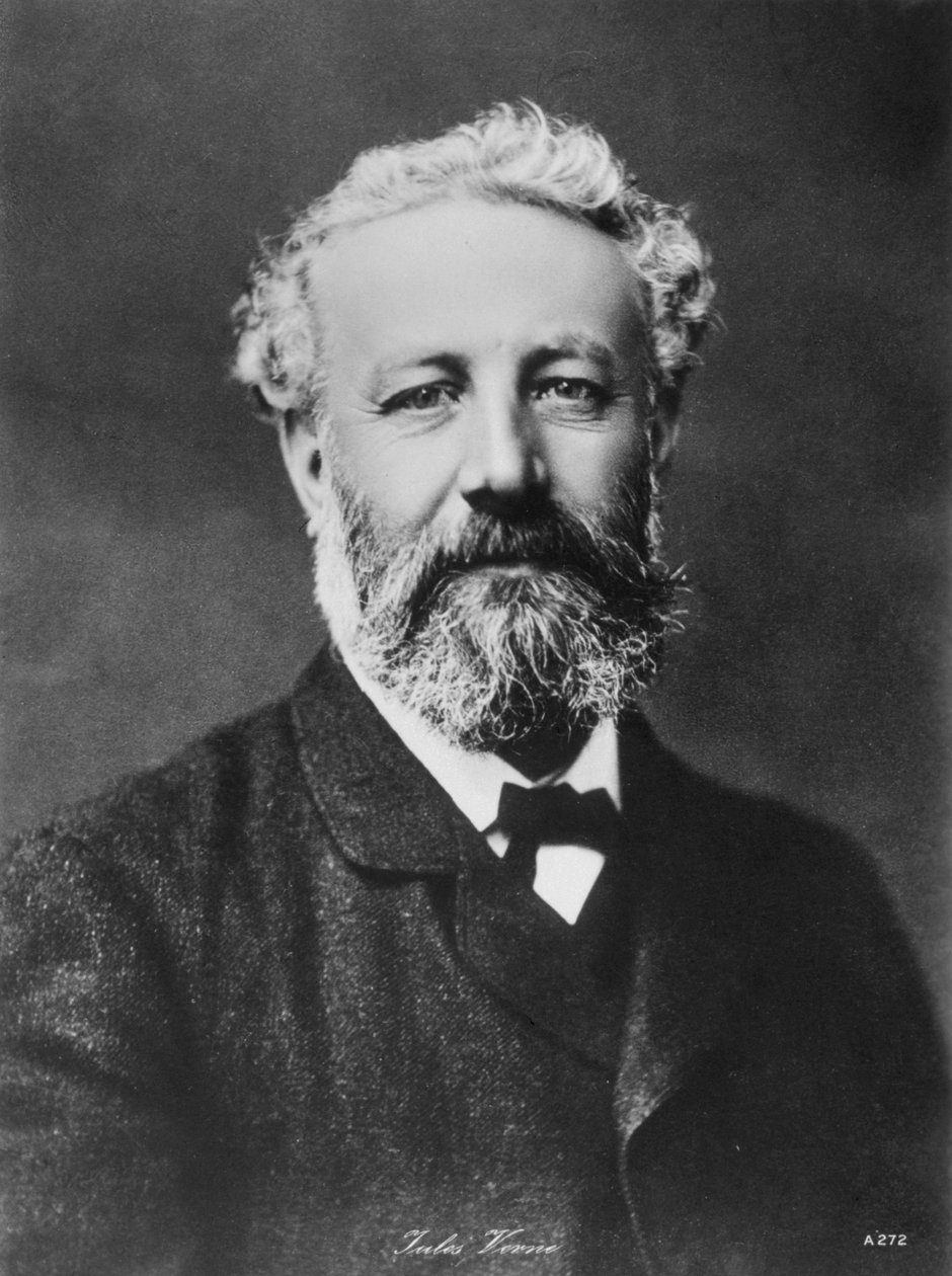 Jules Verne, ranskalainen seikkailu- ja tieteiskirjailija, 1800-luvun loppu tekijältä Unbekannt