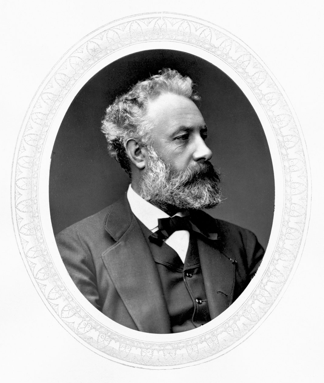 Jules Verne, ranskalainen seikkailu- ja tieteiskirjailija, v. 1880 tekijältä Unbekannt