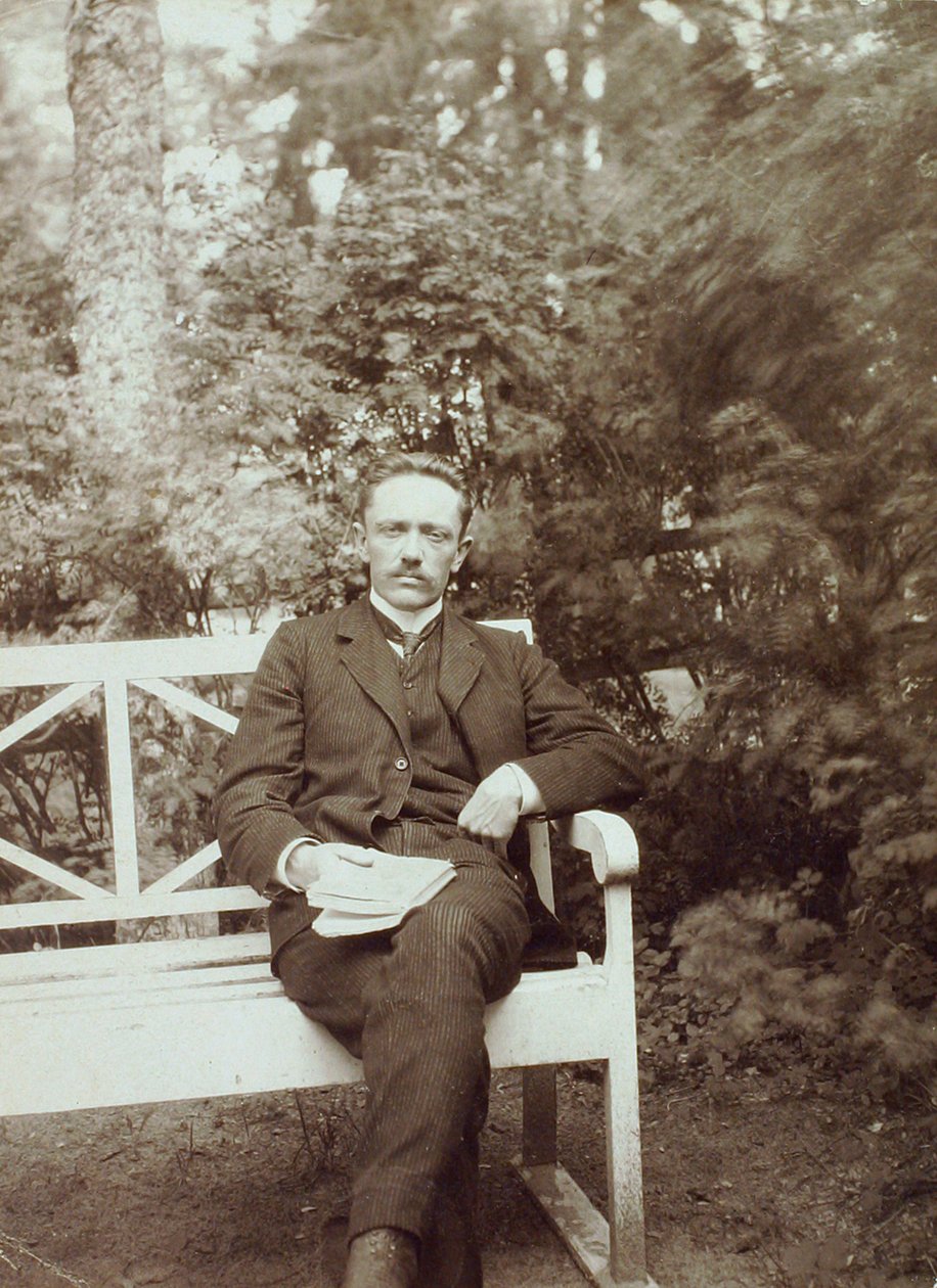 Jurgis Baltrusaitis, liettualainen runoilija, 1900-luvun alku tekijältä Unbekannt