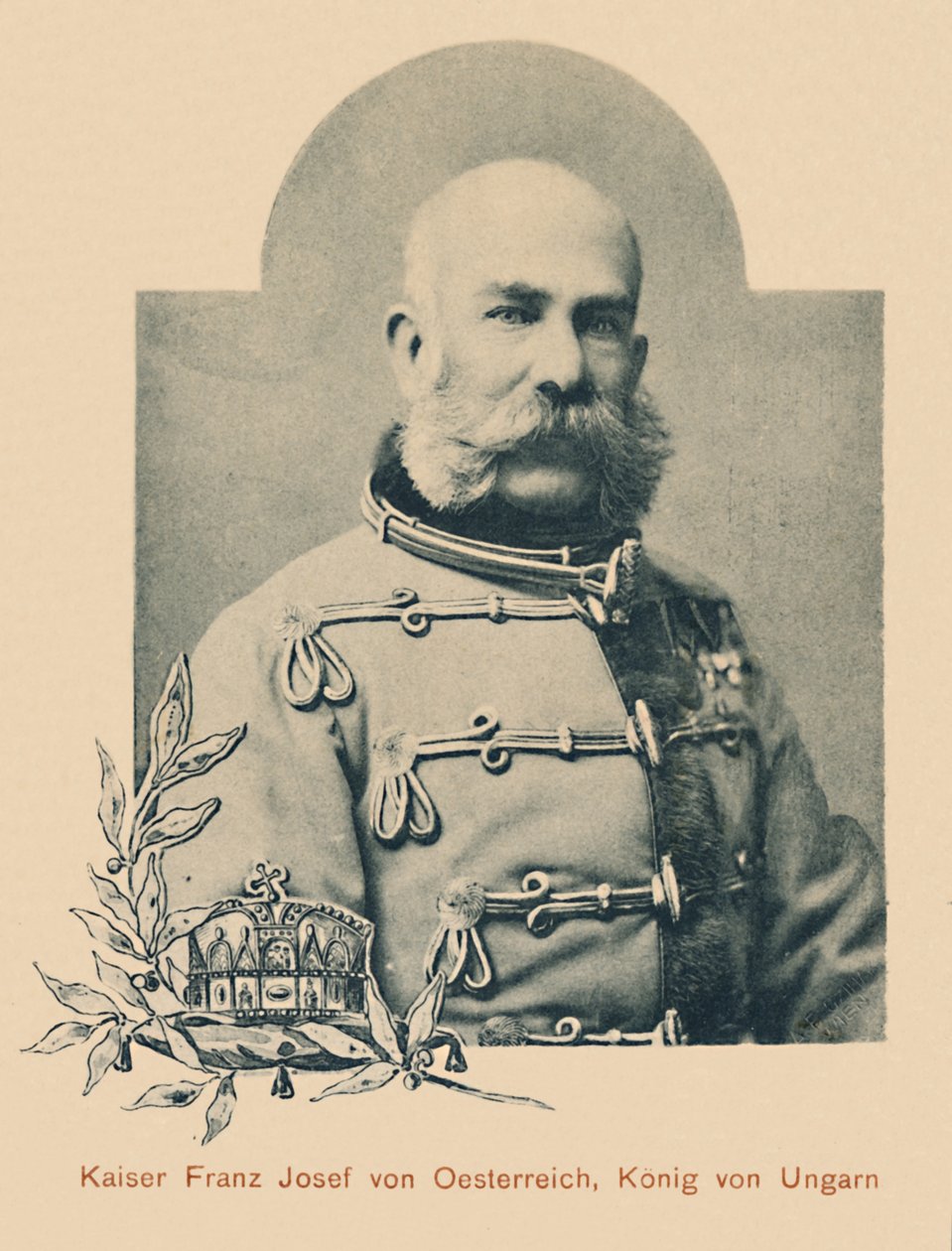 Itävallan keisari Franz Josef, Unkarin kuningas vuodelta 1910. tekijältä Unbekannt