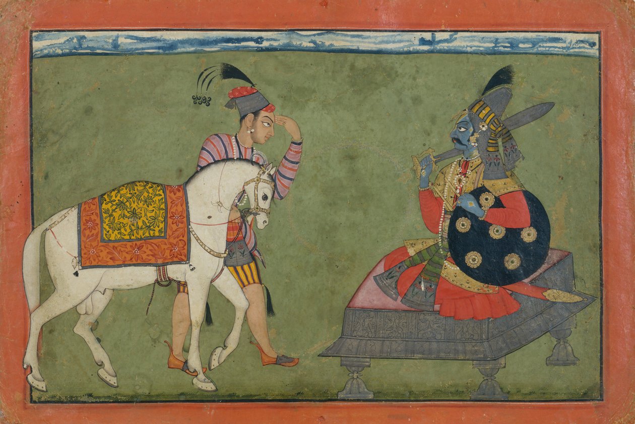 Kalki Avatar, Vishnun tuleva inkarnaatio, n. 1700-1710. tekijältä Unbekannt