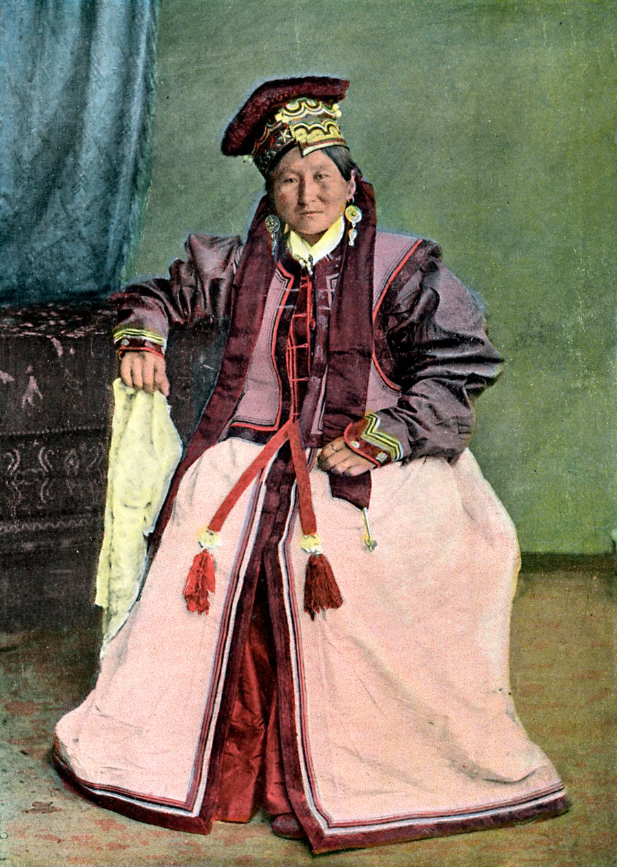 Kalmykin prinsessa, v1890 tekijältä Unbekannt