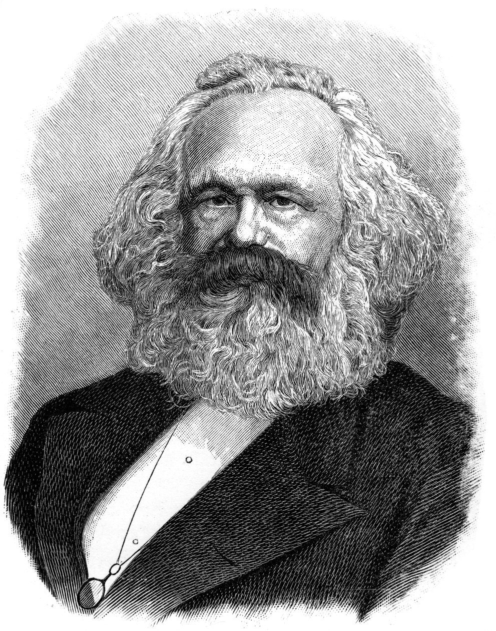 Karl Heinrich Marx, saksalainen filosofi, poliittinen taloustieteilijä ja vallankumouksellinen, 1903 tekijältä Unbekannt