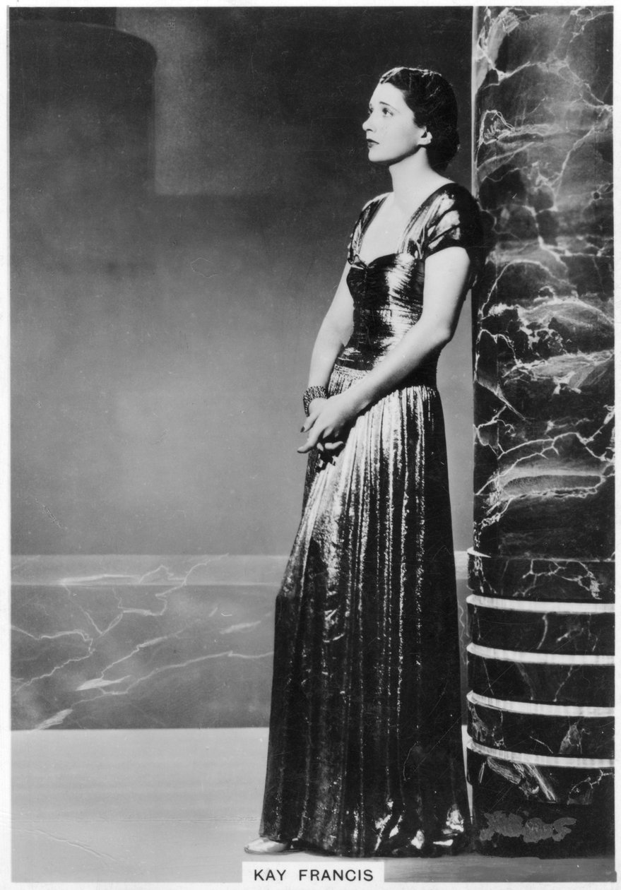 Kay Francis, yhdysvaltalainen näyttämö- ja elokuvanäyttelijä, 1938 tekijältä Unbekannt
