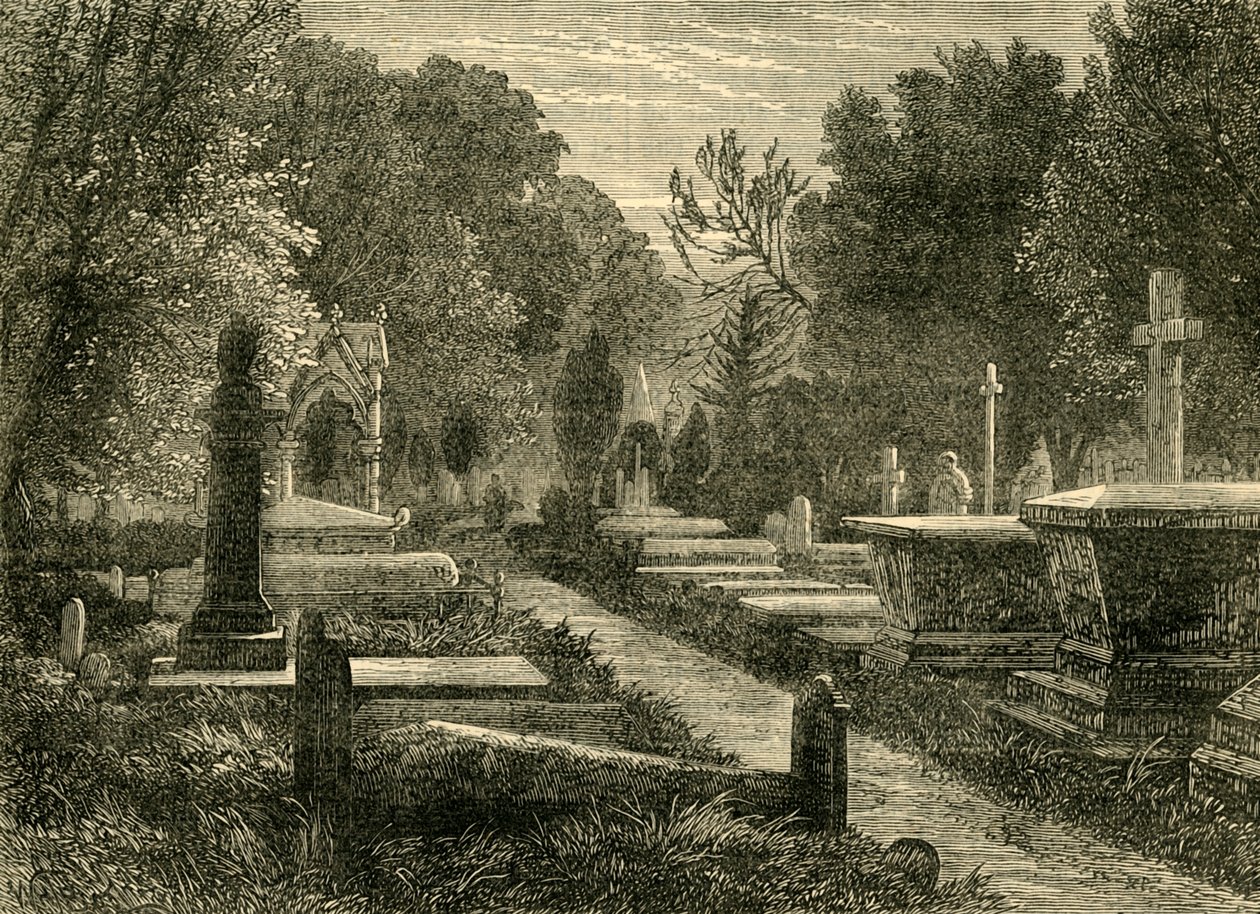 Kensal Green Cemetery, 1876. tekijältä Unbekannt