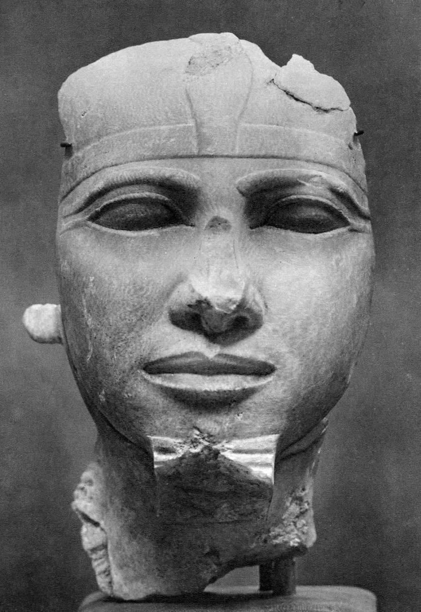 Khafre 2520 eKr.-2494 eKr., Muinainen Egyptin faarao, 1936 tekijältä Unbekannt
