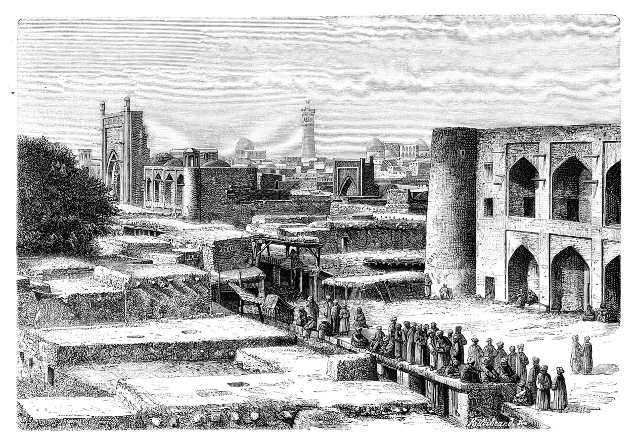 Khiva, Uzbekistan, 1895 tekijältä Unbekannt
