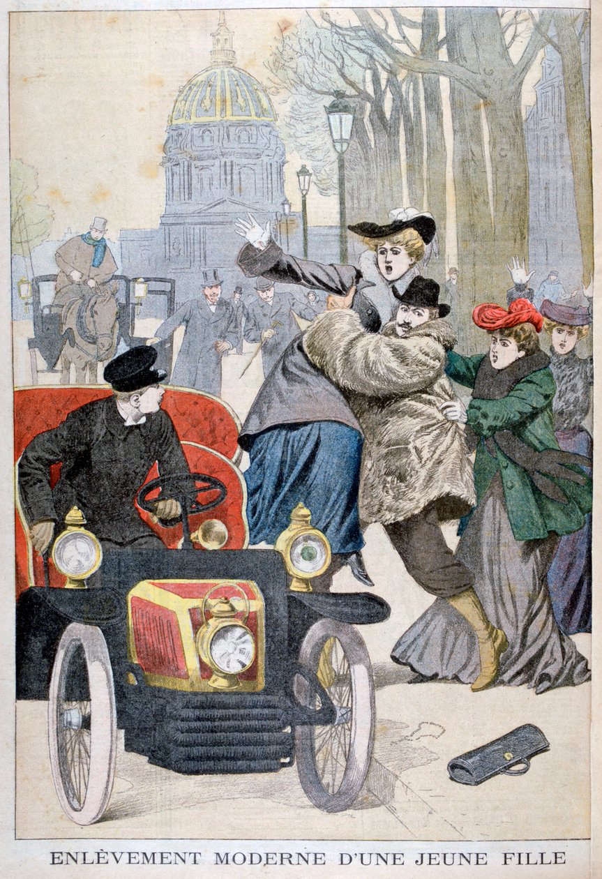 Nuoren naisen sieppaus Pariisissa, 1902 tekijältä Unbekannt