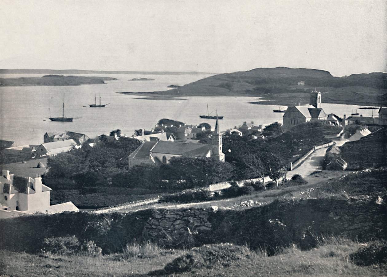 Killybegs - Katse kylään ja lahdelle, 1895 tekijältä Unbekannt