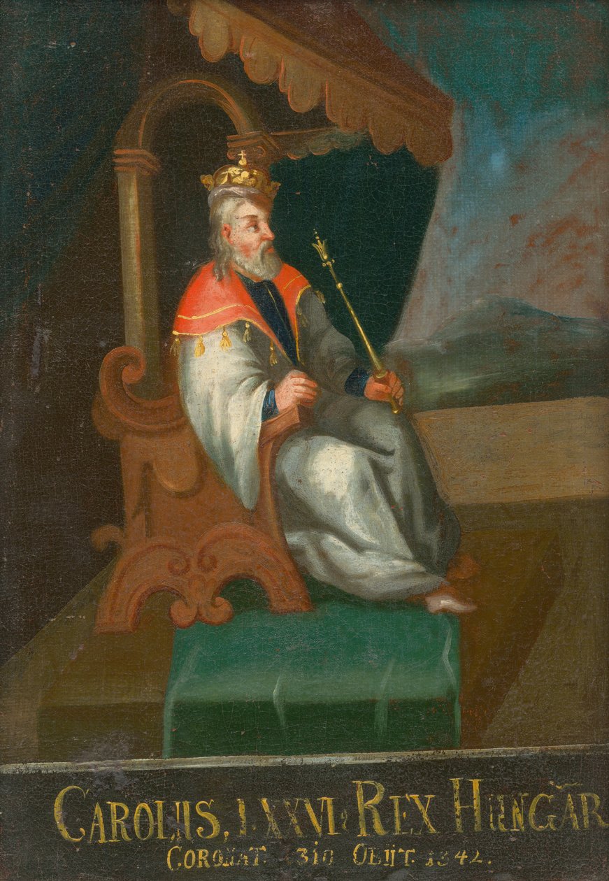 Unkarin ja Kroatian kuningas Kaarle I 1288-1342, 1700-luvun ensimmäinen puolisko... tekijältä Unbekannt