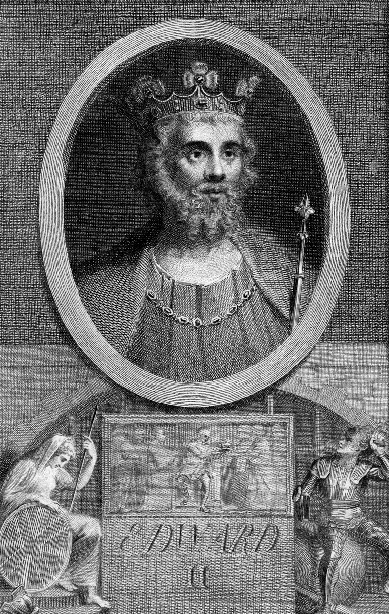 Englannin kuningas Edward II, 1284-1327 tekijältä Unbekannt