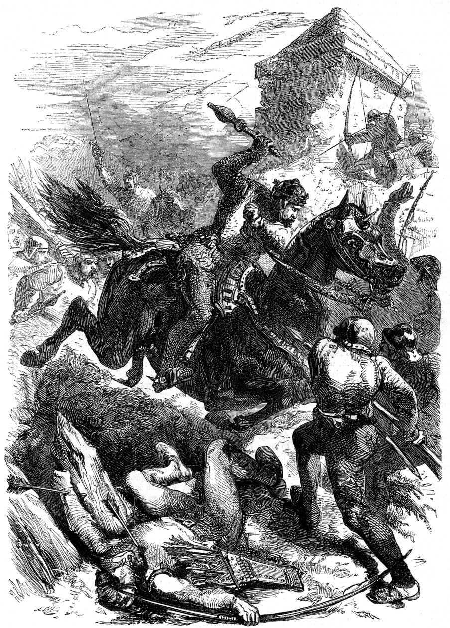 Englannin kuningas Edward I Berwickissä, 1296 tekijältä Unbekannt
