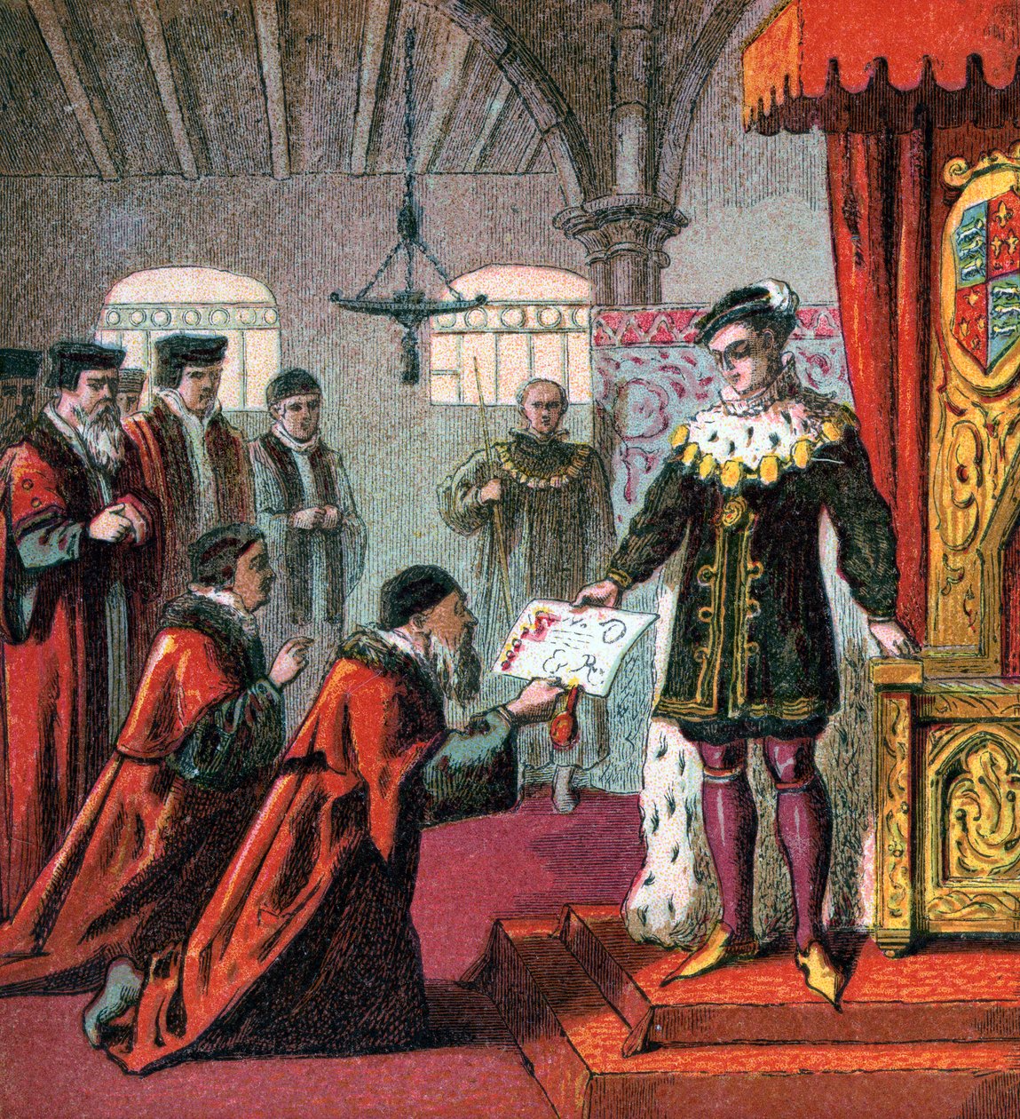 Kuningas Edward Kuudes, 1547, n. 1850 tekijältä Unbekannt