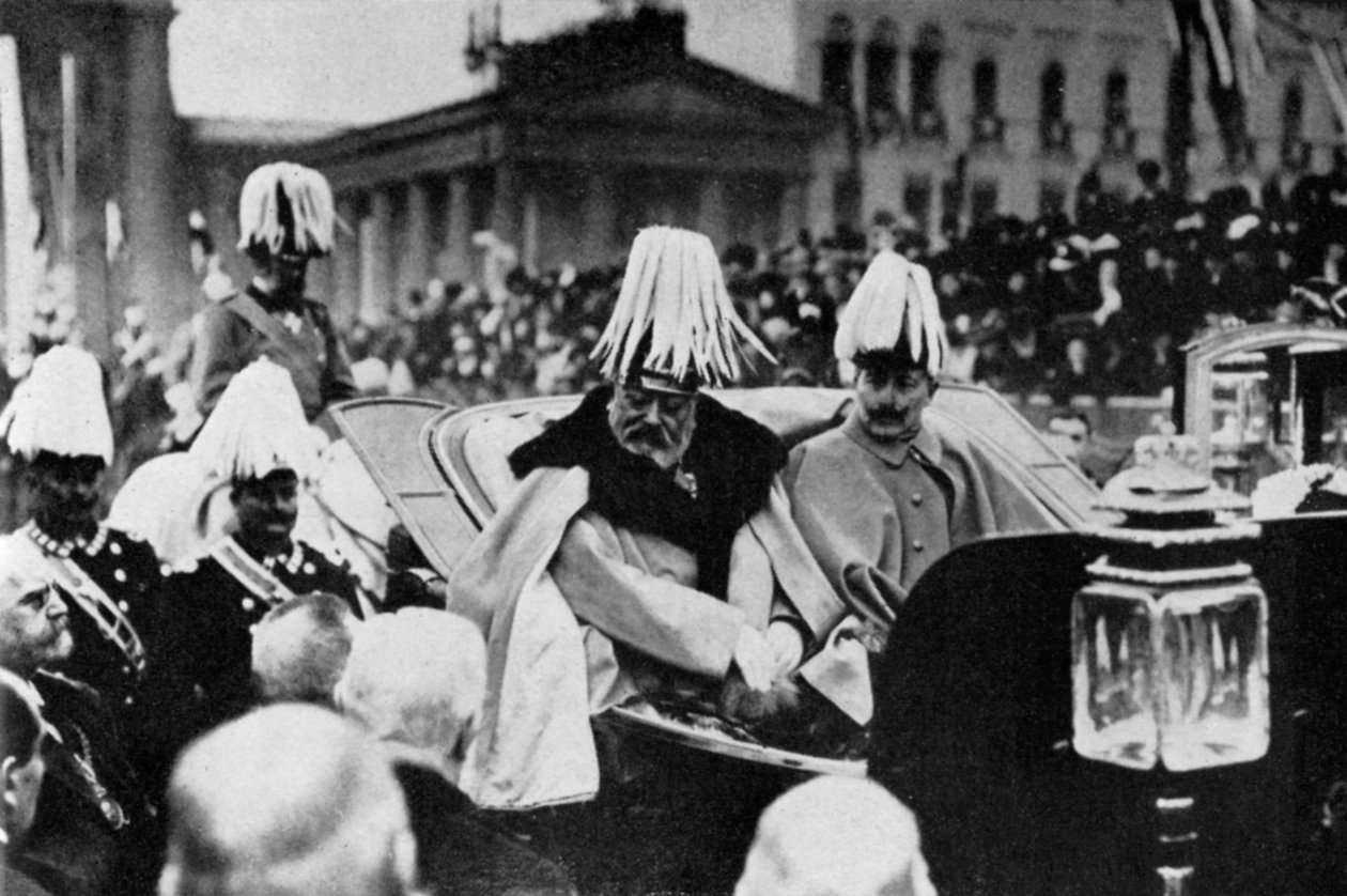 Kuningas Edward VII ja Keisari Wilhelm II Berliinissä helmikuussa 1909 1964 tekijältä Unbekannt