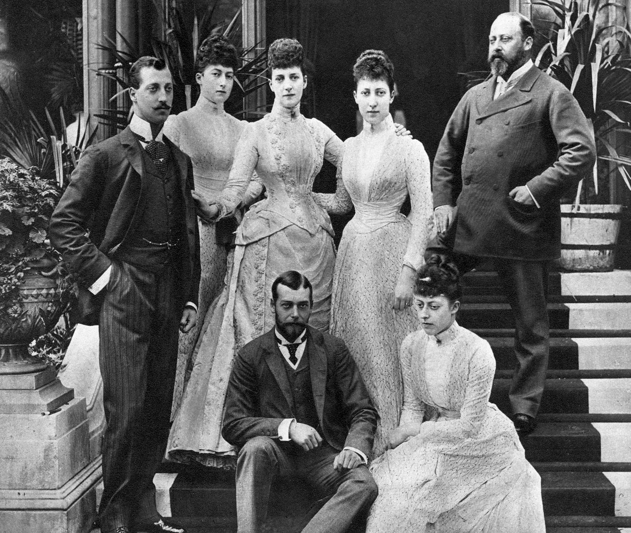 Kuningas Edward VII:n perhe, Marlborough House, Lontoo, n. 1890 1935 tekijältä Unbekannt