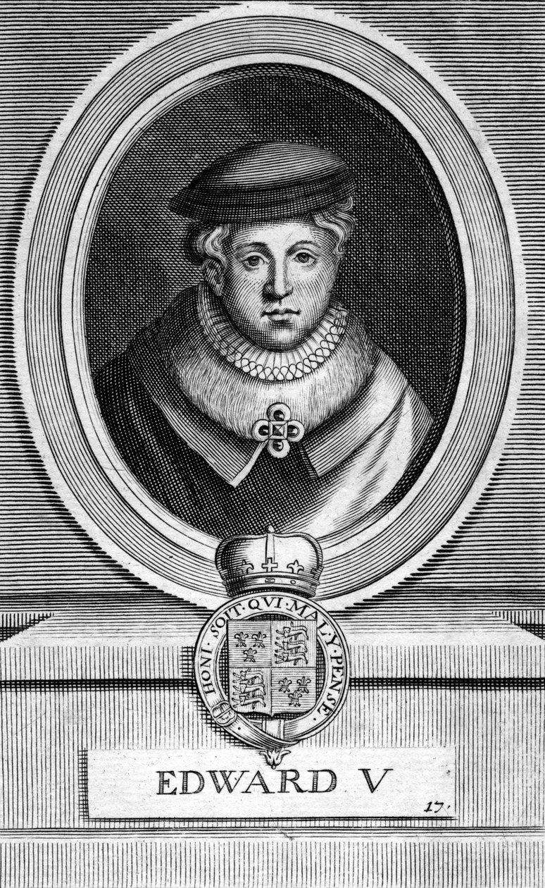 Englannin kuningas Edward V, 1470-1483 tekijältä Unbekannt