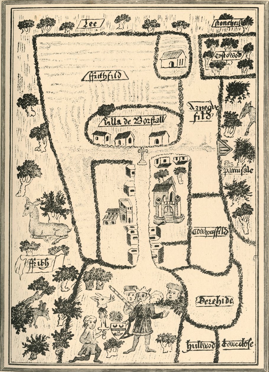 Kuningas Edward Tunnustajien palatsi Borstal Brillissä, 1908 tekijältä Unbekannt