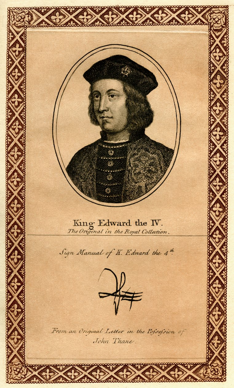 Englannin kuningas Edward IV tekijältä Unbekannt
