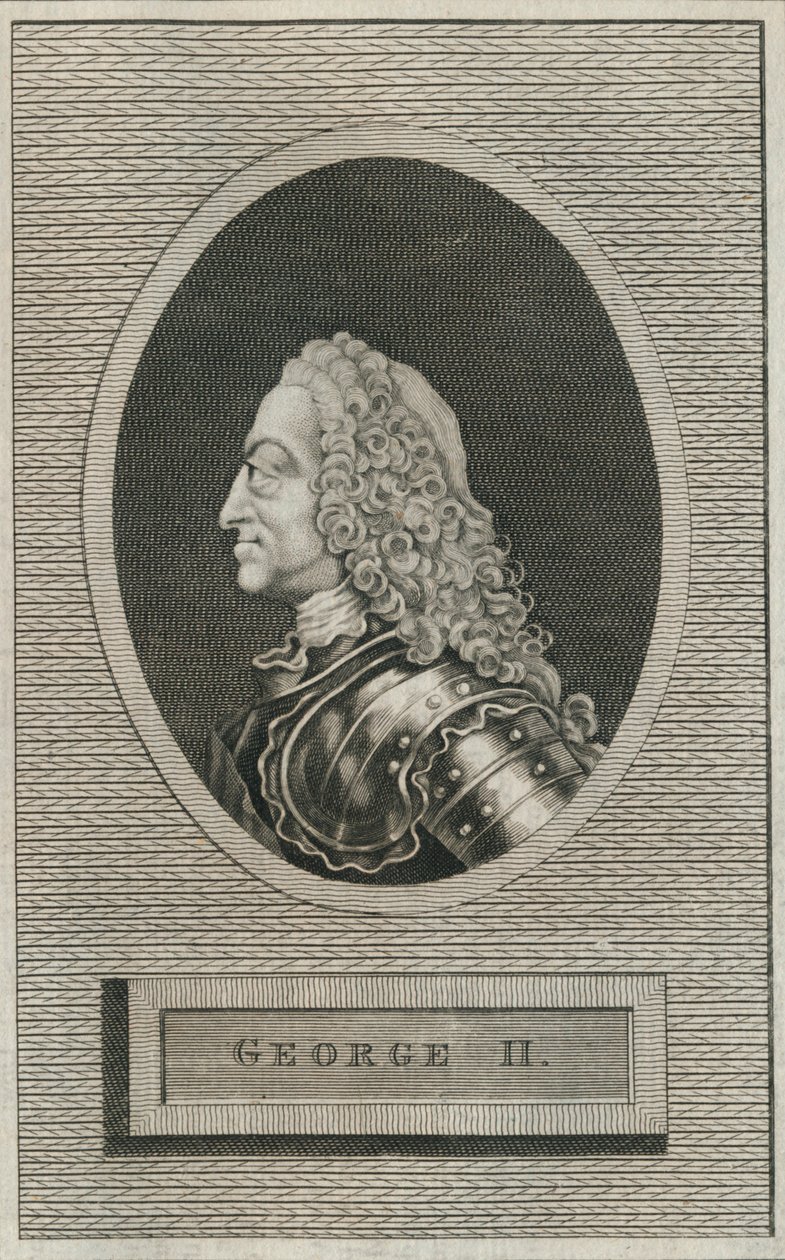 Kuningas Yrjö II, 1793 tekijältä Unbekannt