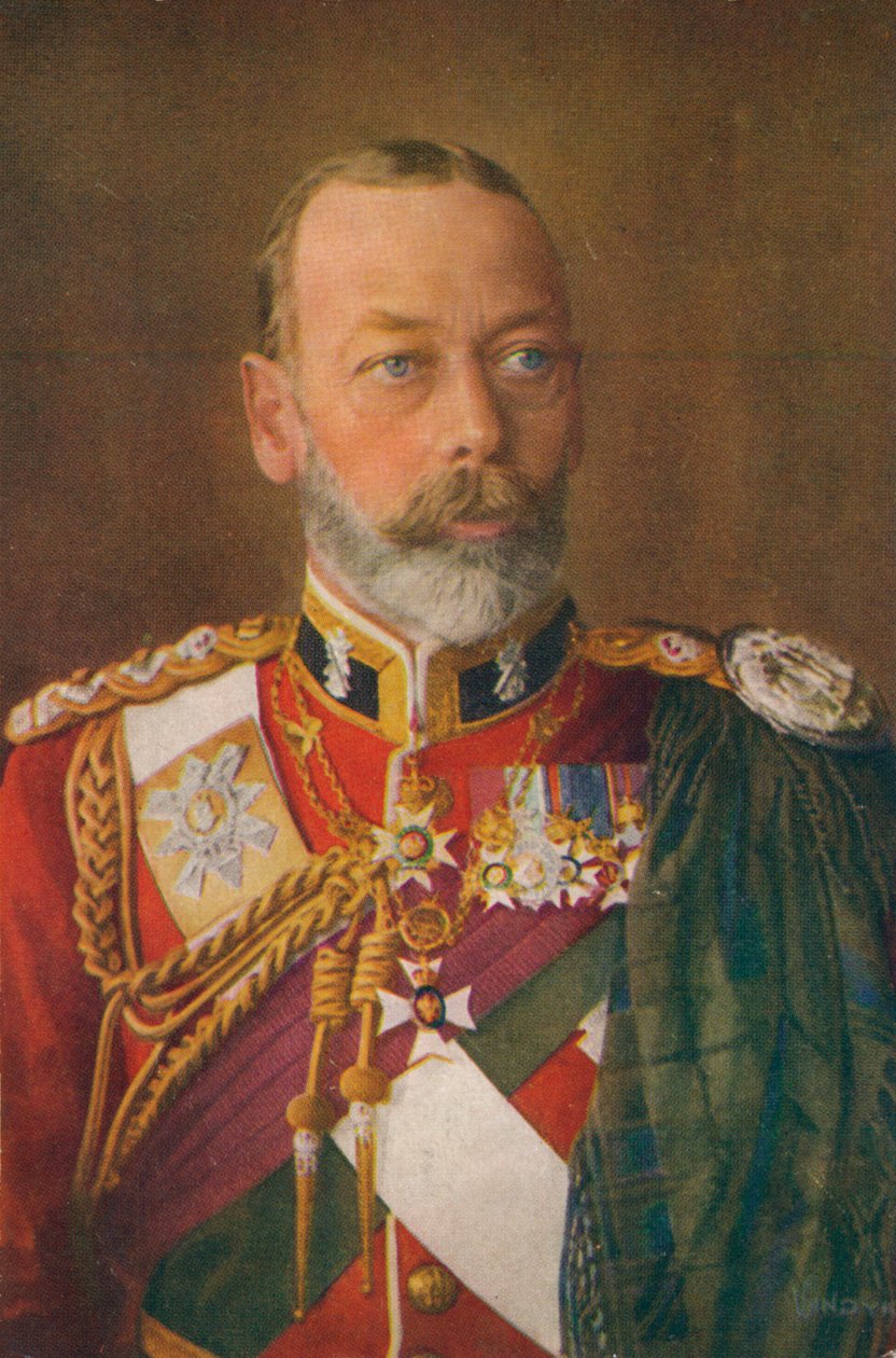 King George V 1865-1936 The Black Watchin ylieverstina tekijältä Unbekannt