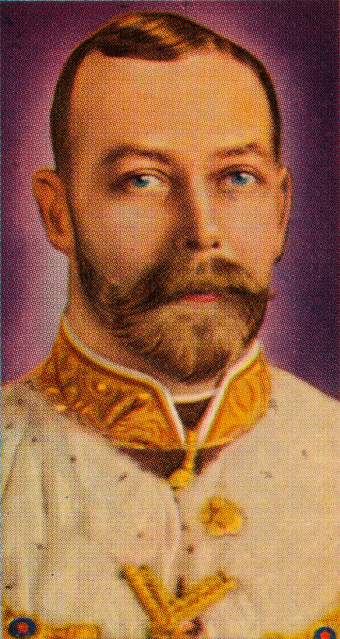 Kuningas Yrjö V ensimmäisessä valtiopäivän avajaisissaan 1911 1935 tekijältä Unbekannt