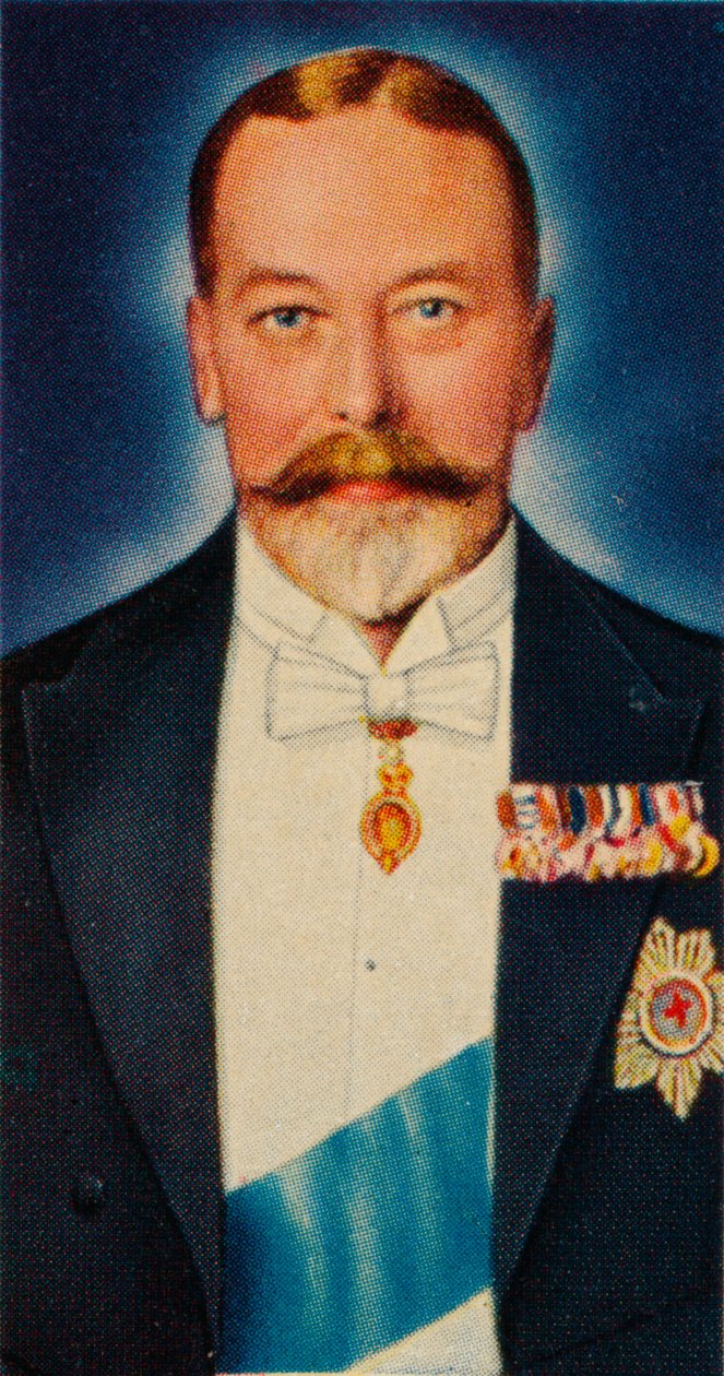 Kuningas Yrjö V hovipuvussa, 1935 tekijältä Unbekannt