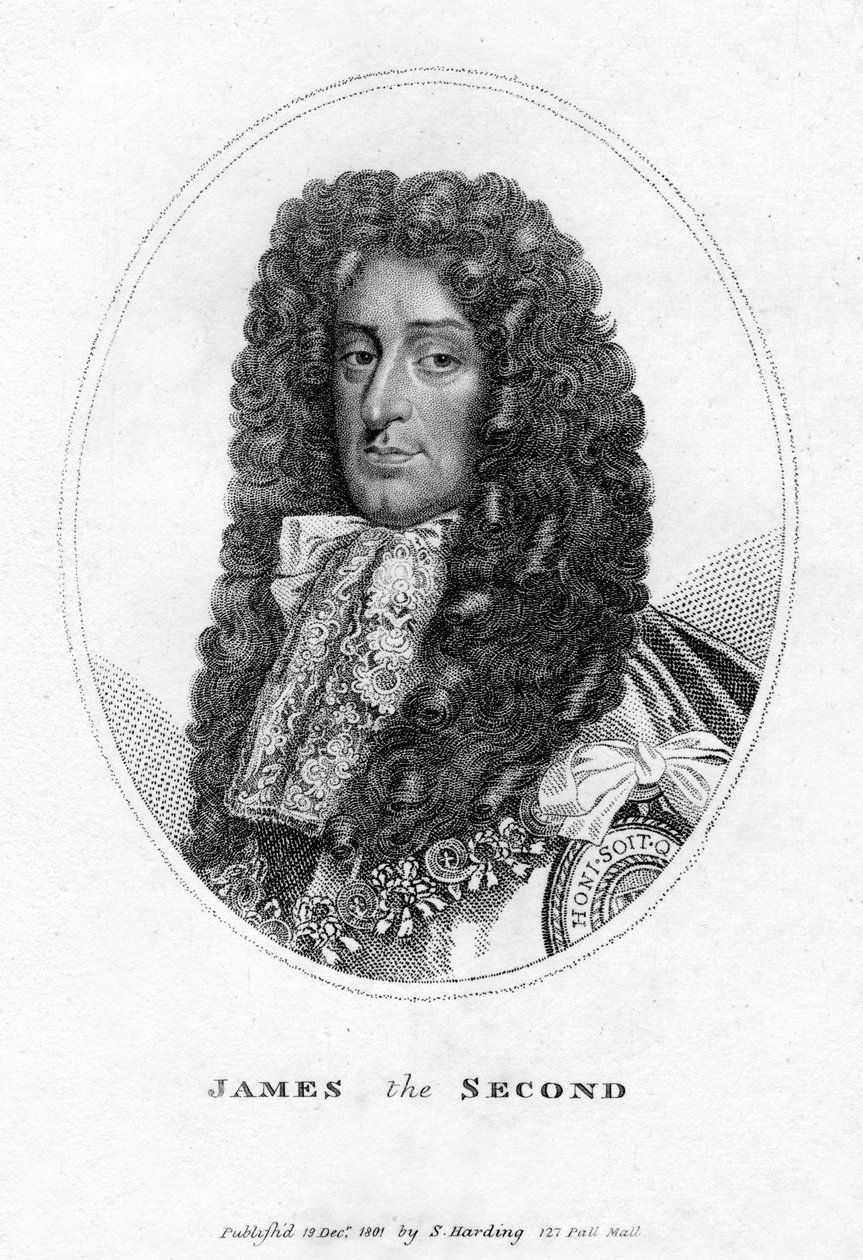 Englannin kuningas James II, 1801 tekijältä Unbekannt