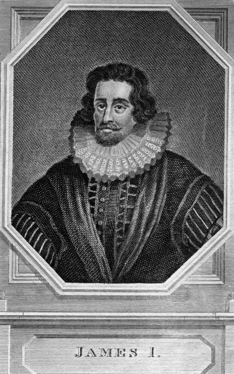 Kuningas Jaakob I, 1566-1625 tekijältä Unbekannt