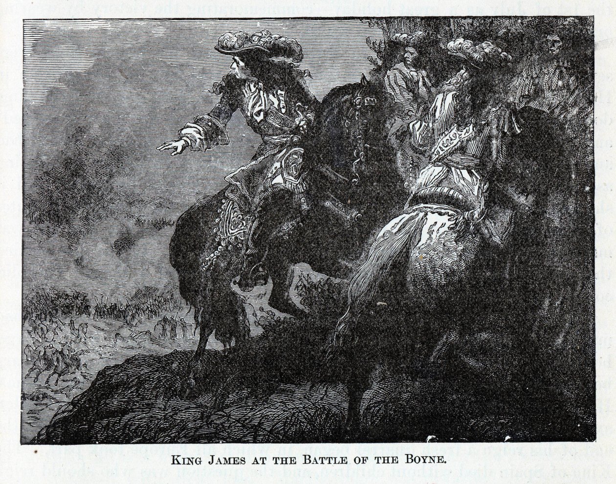 Kuningas James Boynen taistelussa, 1882 tekijältä Unbekannt