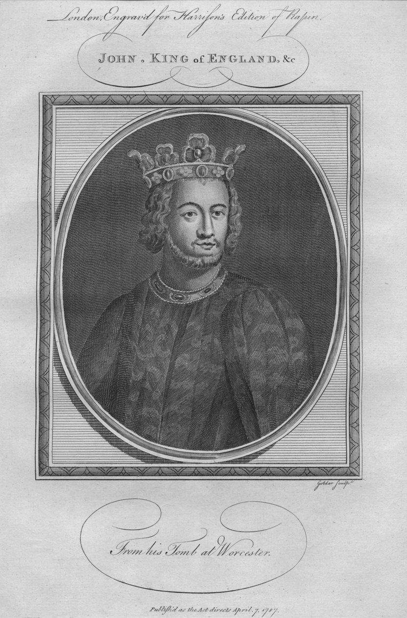 Kuningas Johannes, 1787. tekijältä Unbekannt
