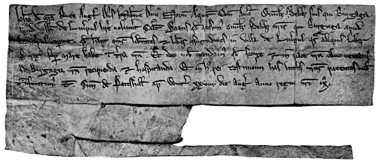 King Johnsin peruskirja, 1207 1910 tekijältä Unbekannt