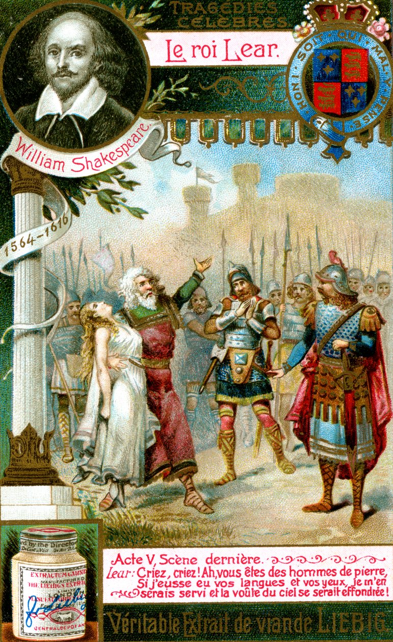 William Shakespearen kuningas Lear 1564-1616, c1900 tekijältä Unbekannt