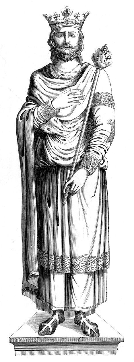 Ranskan kuningas Ludvig VII 1120-1180, 1500-luku 1849 tekijältä Unbekannt