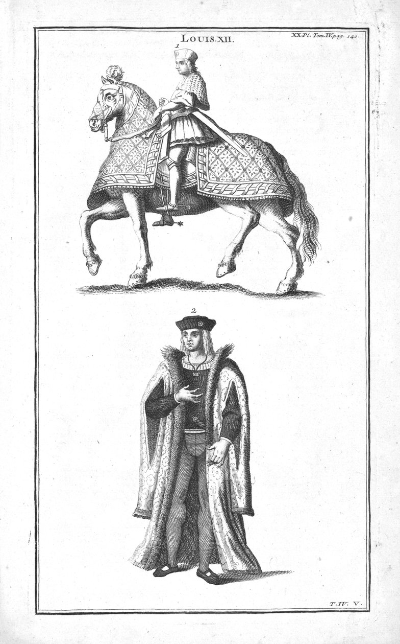 Kuningas Ludvig XII, 1760. tekijältä Unbekannt