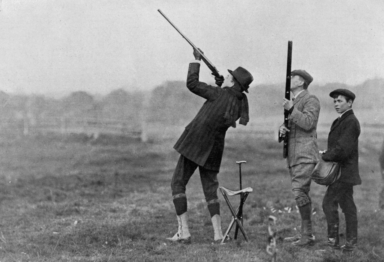 Portugalin kuningas Manuel II ampui Windsorissa Berkshiressä, 1909 tekijältä Unbekannt