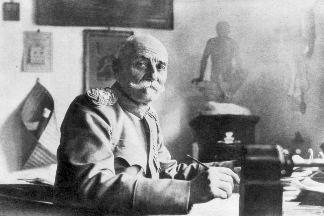 Serbian kuningas Pietari I, heinäkuu 1914 tekijältä Unbekannt